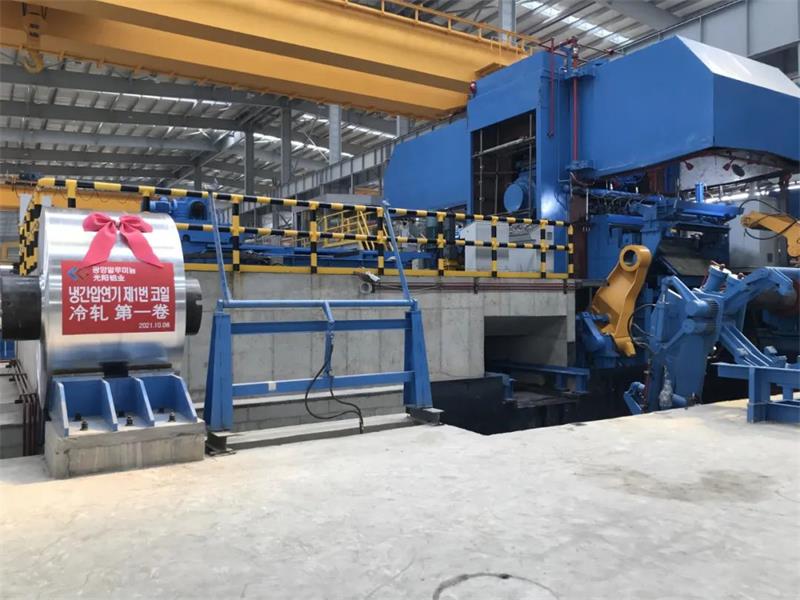 明泰鋁業境外全資子公司韓國光陽鋁業冷軋機成功穿帶！