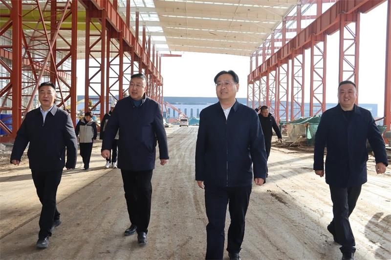 鞏義市委書記、市長郭程明蒞臨明泰鋁業慰問一線員工